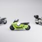 Sepeda motor listrik pintar OMOWAY OMO X dengan mode Scooter, Street, dan GT.