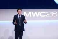 Yuan Yuan, President of Huawei Data Storage Product Line, delivering a keynote speech