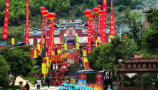 Photo taken on June 12, 2026 shows a scene of the Linshui Palace in Gutian County of Fujian Province, southeast China. (Xinhua/Li Hao)