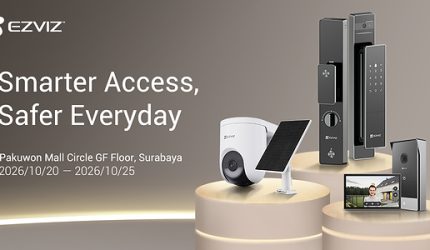 Mewujudkan pengalaman hidup yang lebih baik, EZVIZ memulai roadshow-nya di Indonesia untuk mendefinisikan ulang konsep rumah pintar, dimulai dengan sistem akses yang lebih cerdas melalui portofolio produk smart lock yang memenangkan penghargaan